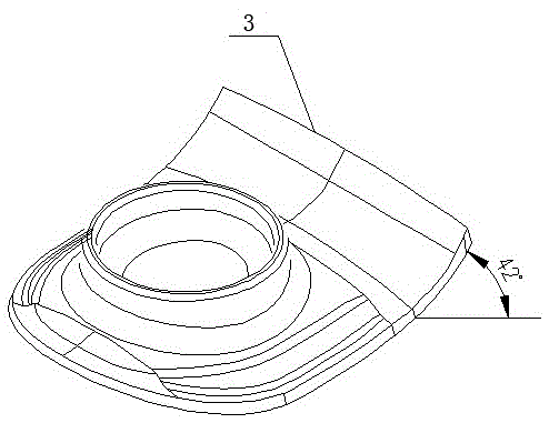 A die forging forming method of mounting seat