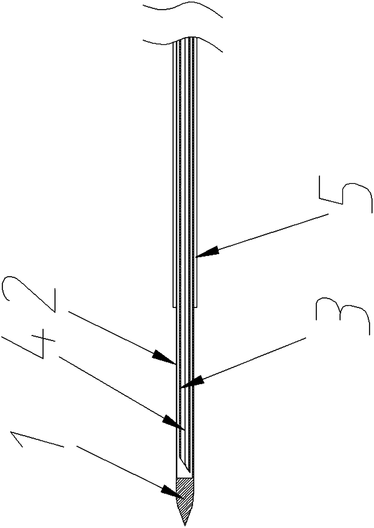 A cold cycle ablation needle system