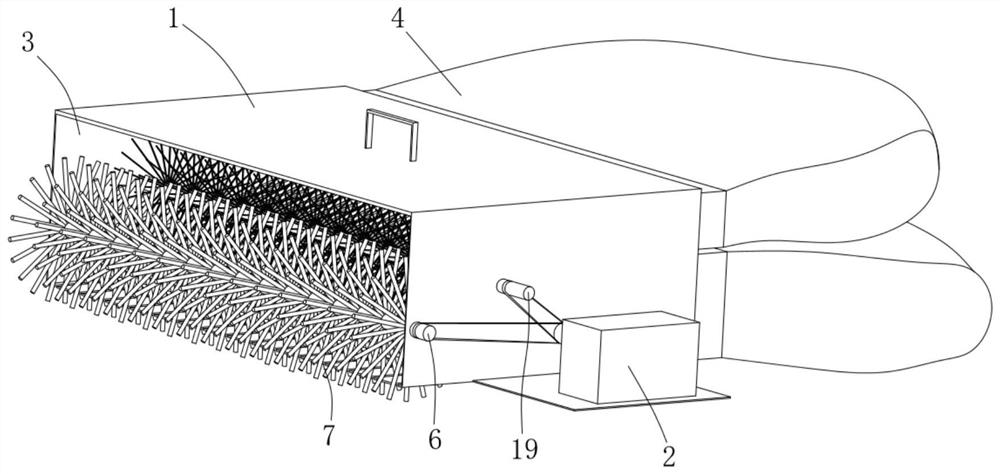 A tea picking machine and a tea picking method using the tea picking machine