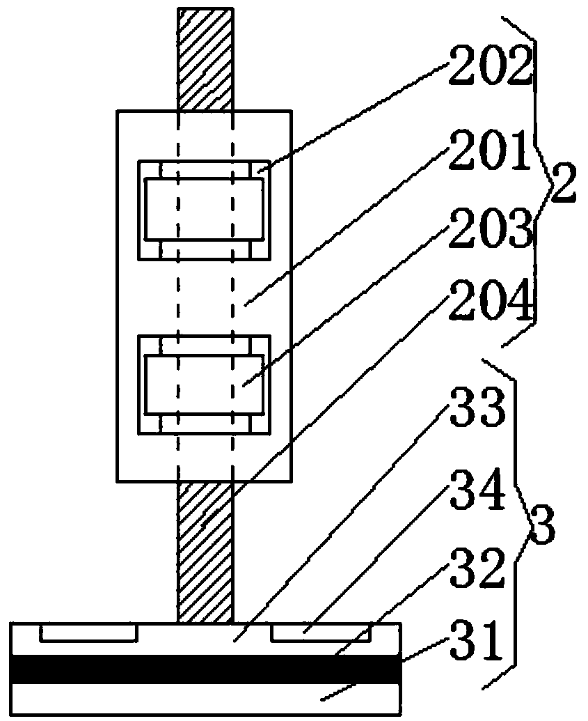 Melting connection device for rail transit plastic pipe fittings