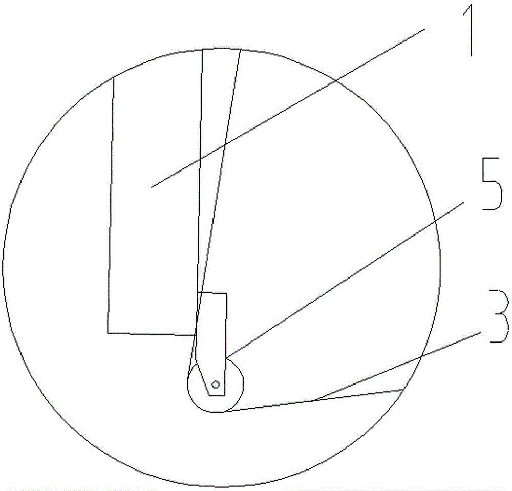 Vertical axis wind turbine which adjusts angles of blades through loop