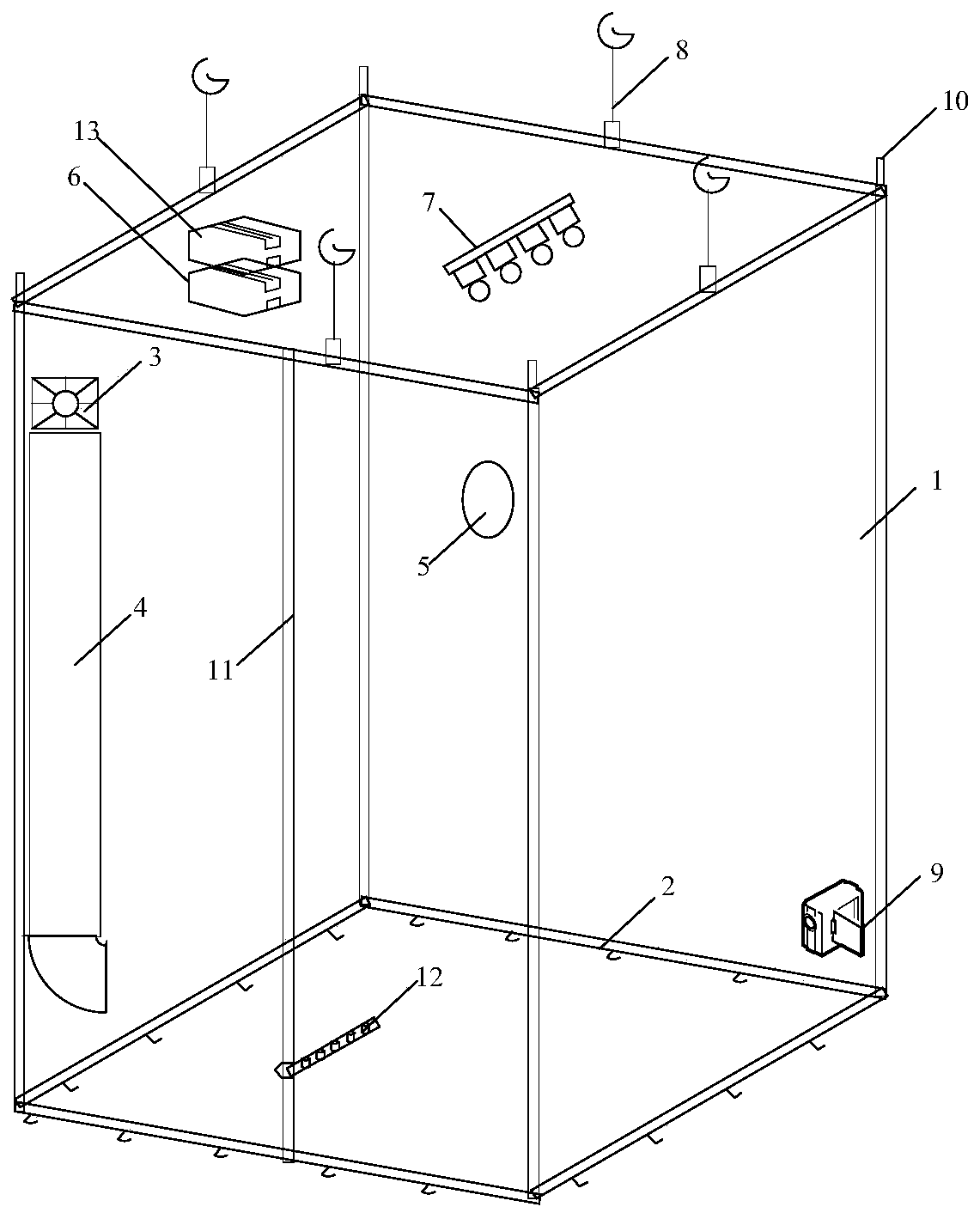 A plant microenvironment control device and method