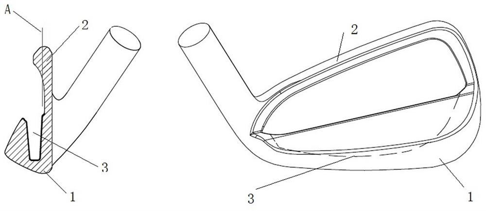 Forging process of complex shape golf head