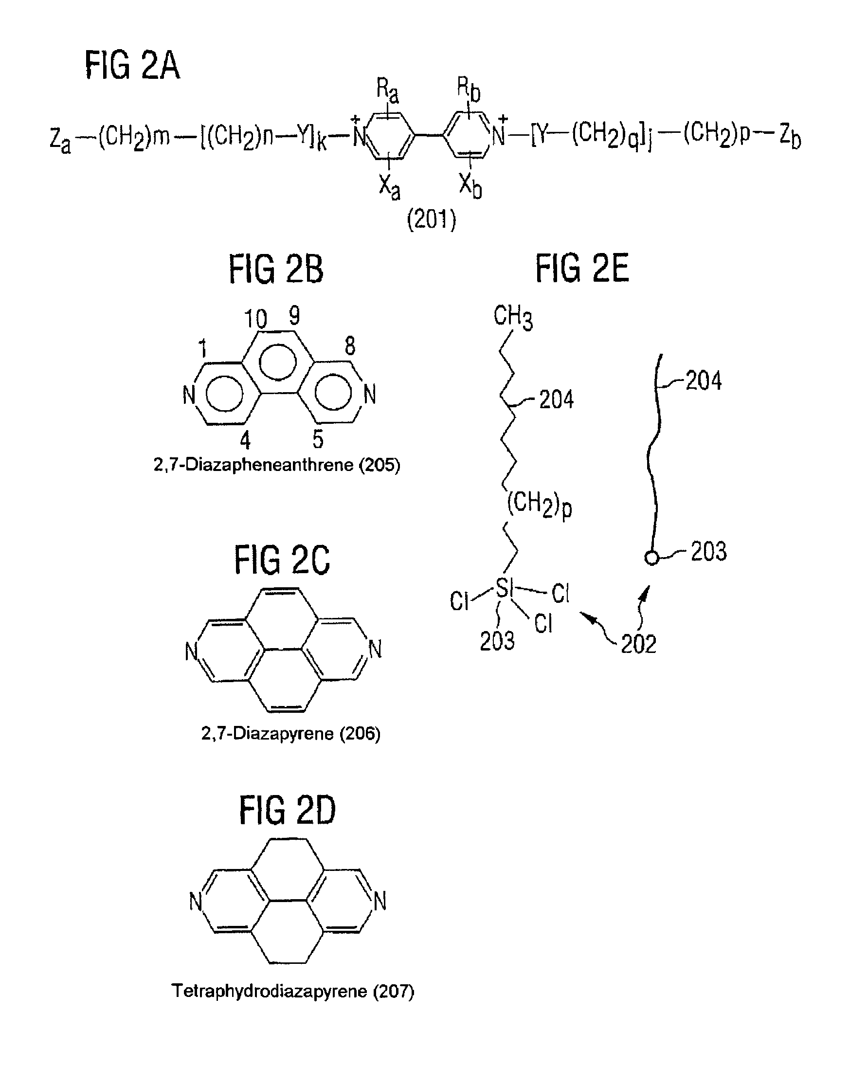 Circuit element having a first layer composed of an electrically insulating substrate material, a method for producing a circuit element, bispyridinium compounds and their use in circuit elements