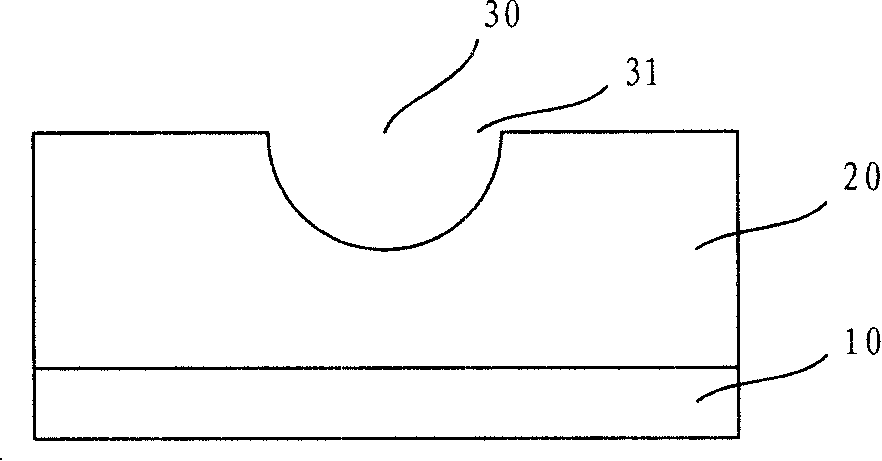 Method for etching throughhole