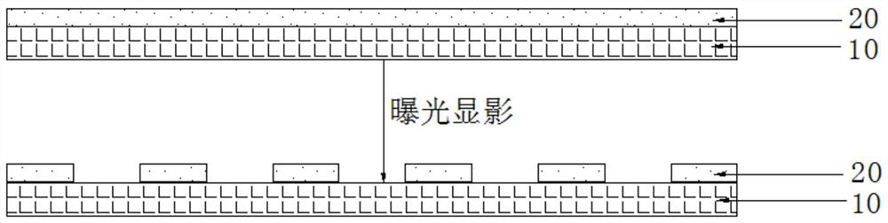 Manufacturing process of laminated film mold