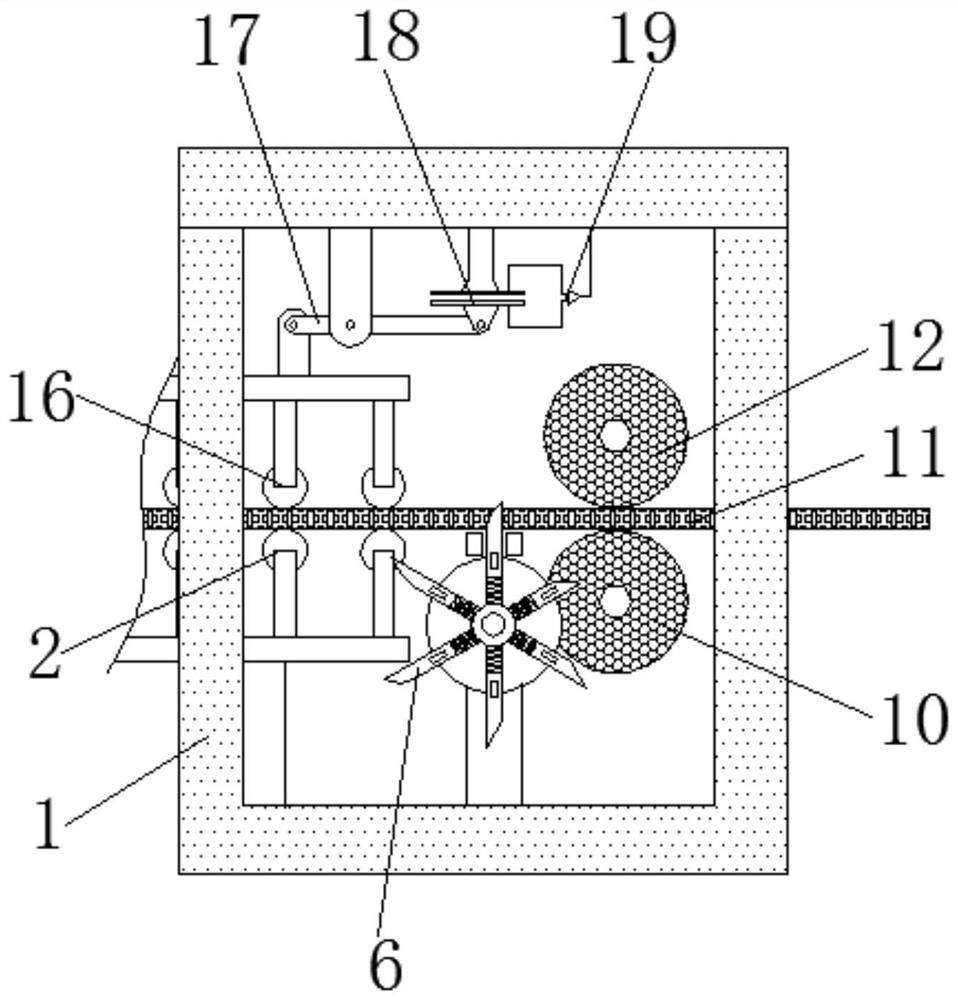 A printing and cutting equipment that precisely controls the rotational speed of the pressing roller according to the thickness of the cardboard