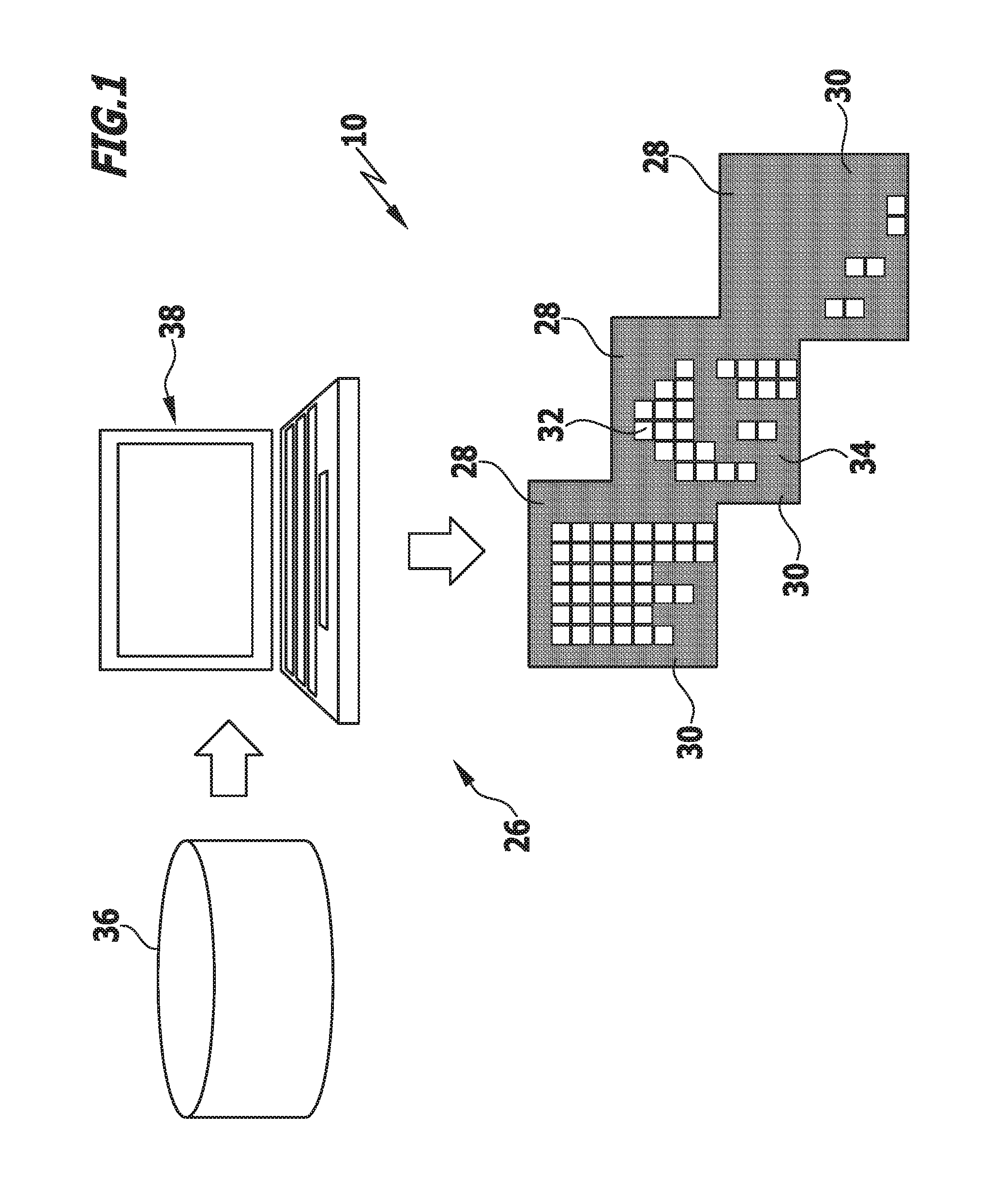 Method and device for producing a three-dimensional object and exposure mask generating apparatus