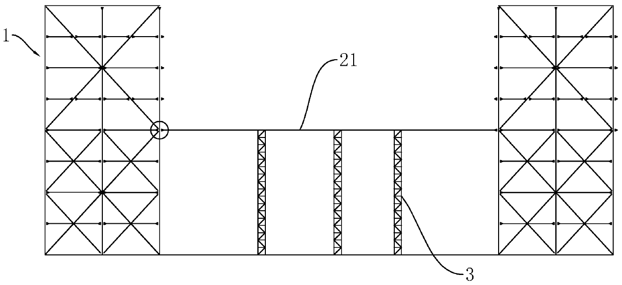 A staggered-level closing installation method for long-span steel structures