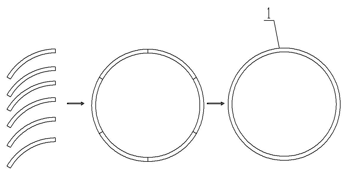 Welding technology for large connecting cylinder