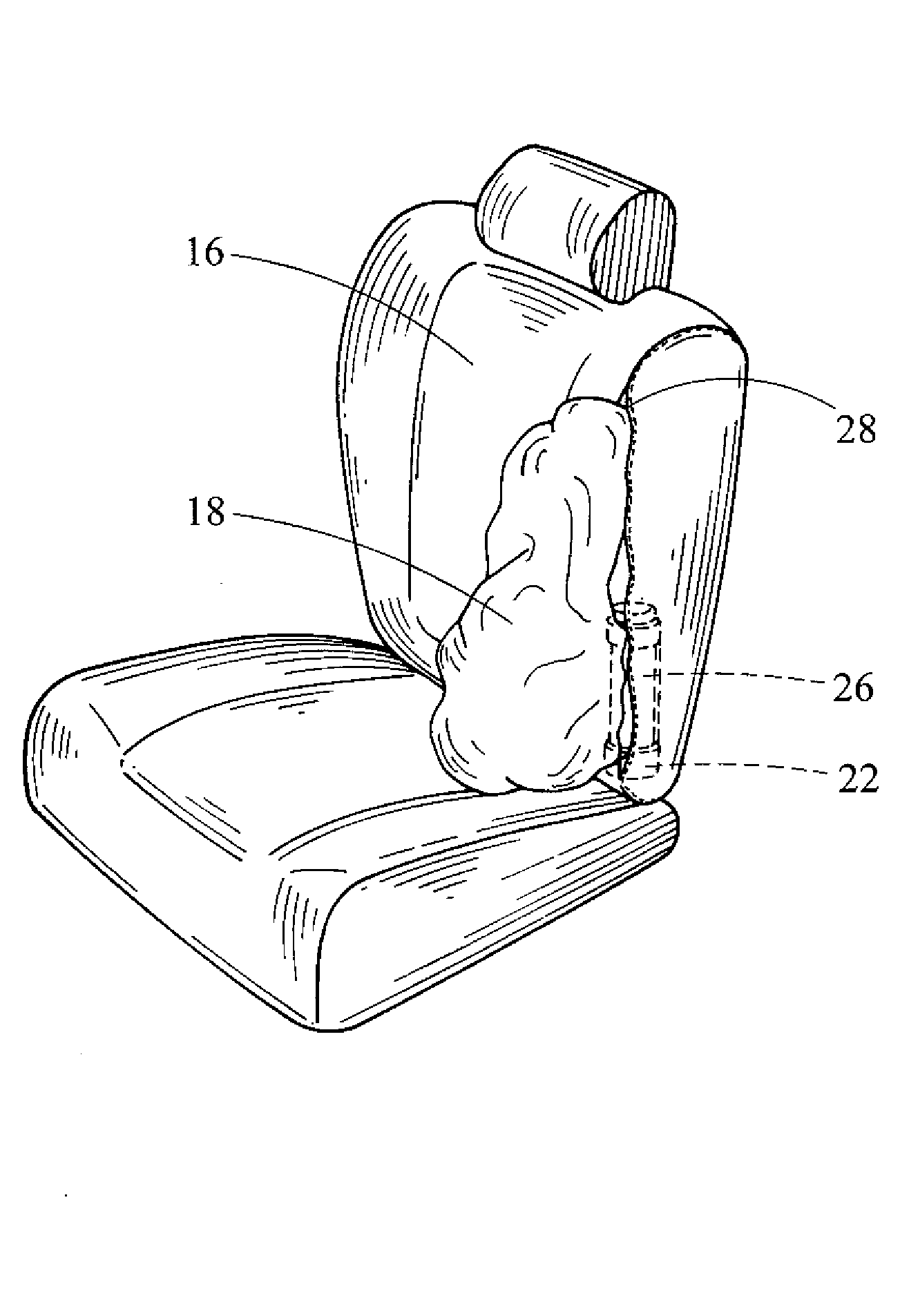 Airbag for protection of a vehicle occupant