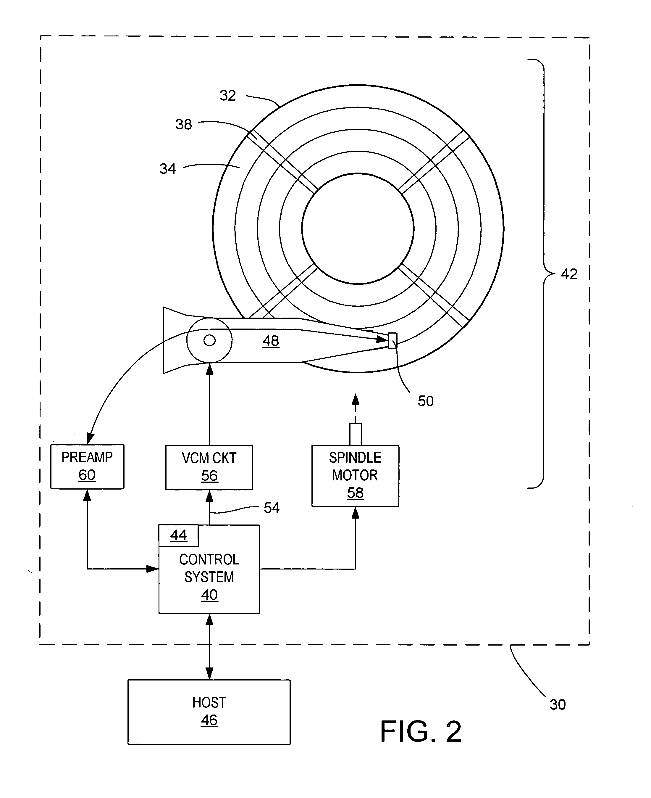 Method for iteratively determining repeatable runout cancellation values in a magnetic disk drive