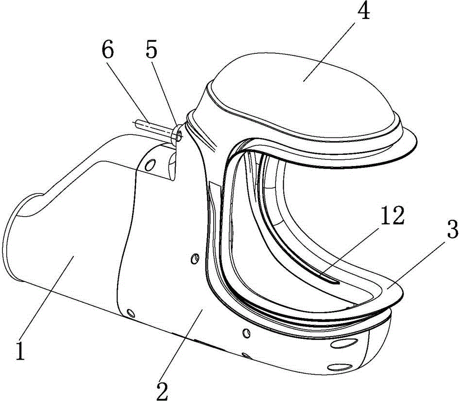 An excrement collection device for an automatic nursing machine