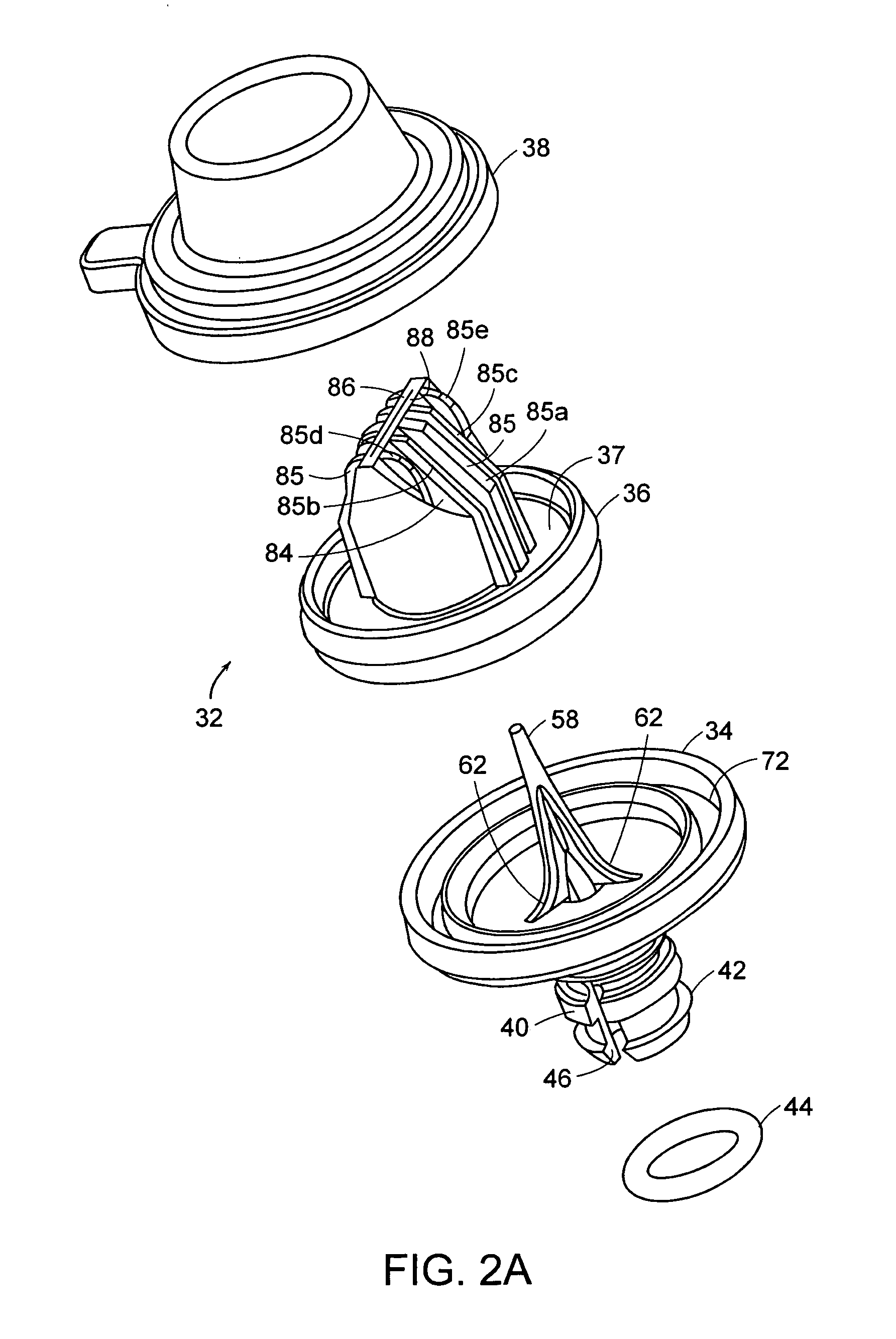 Valve for use with chest drainage system