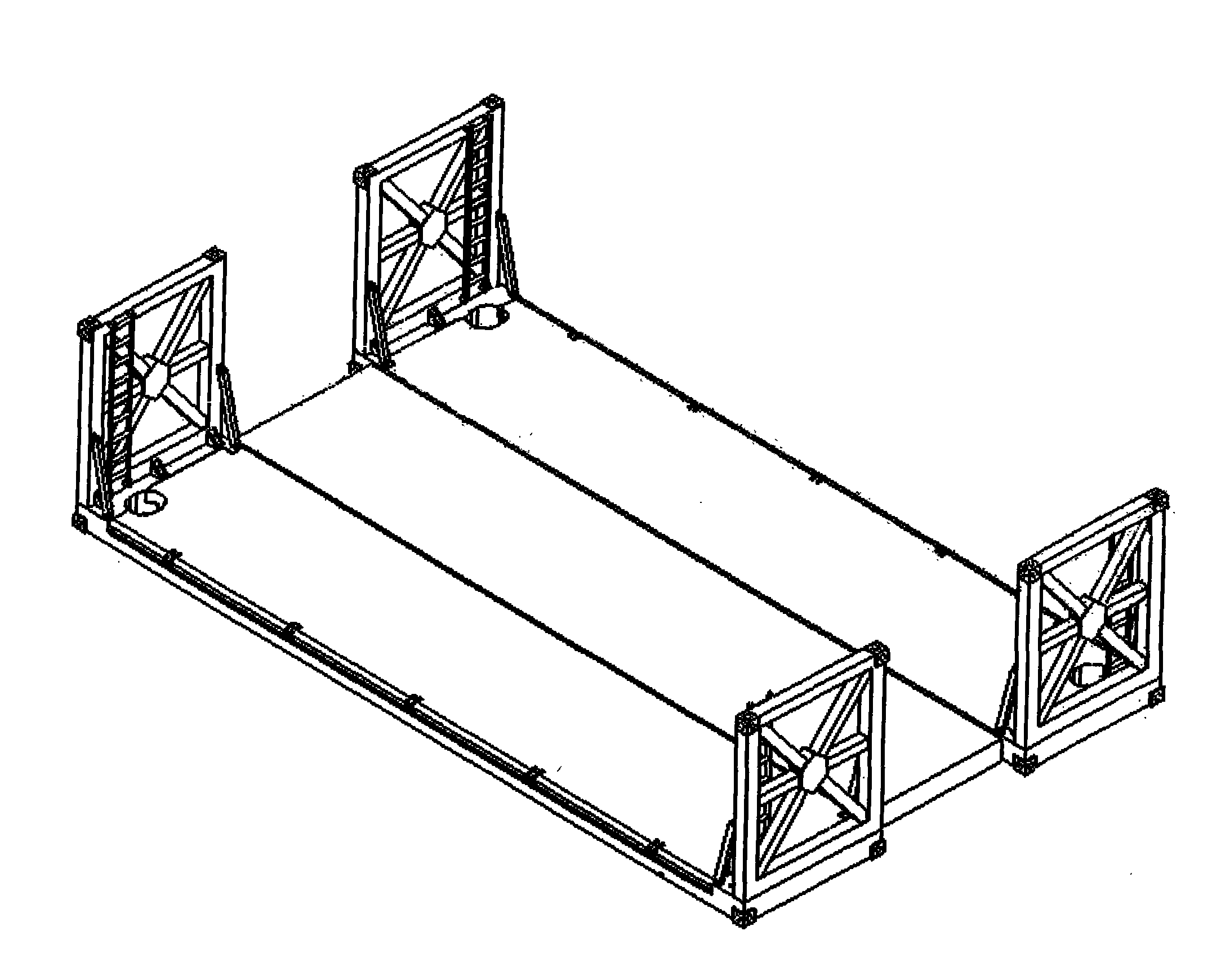 Extended loading frame