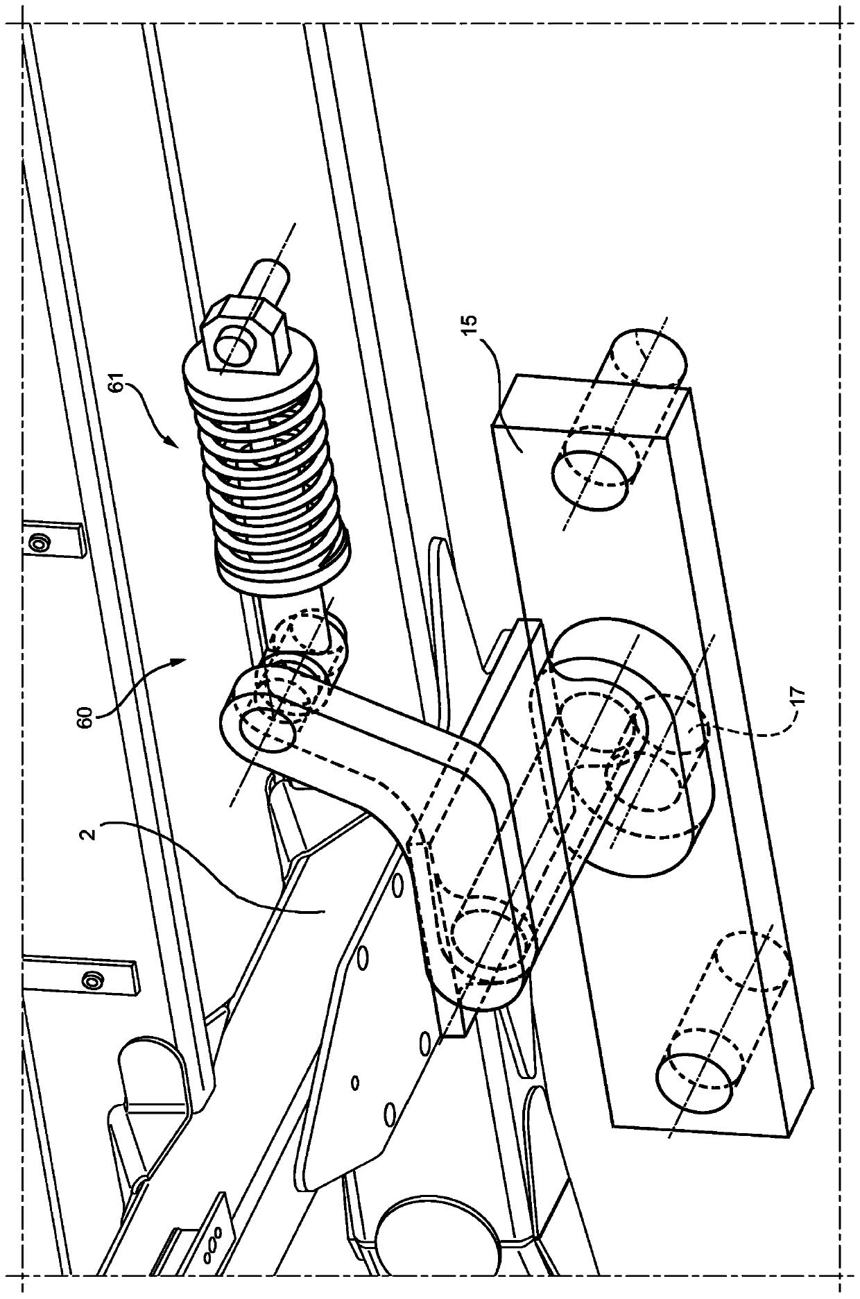 Tracked vehicle for preparing ski trails