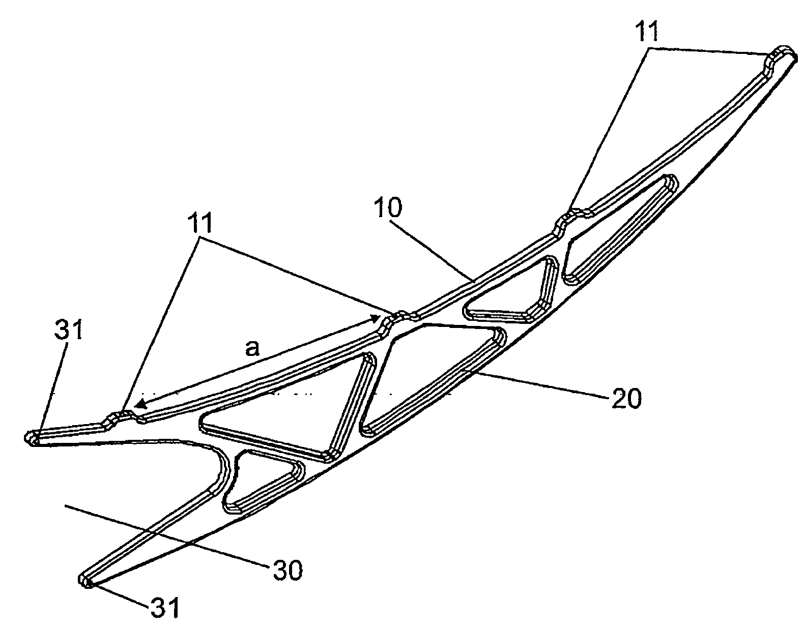 Support arm, cylindrical-parabolic solar collector support and method of producing the arm