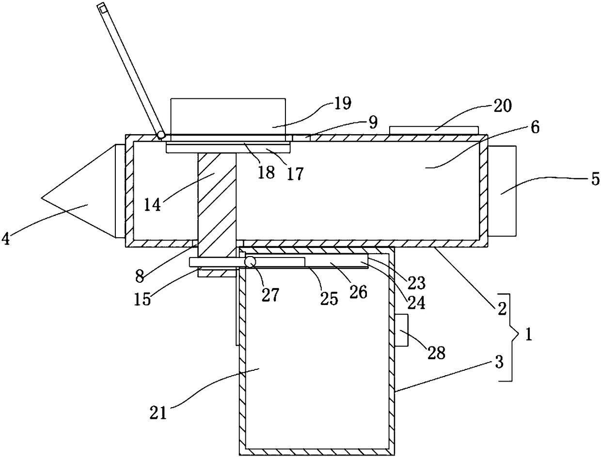 Telescopic safety hammer internally provided with blade