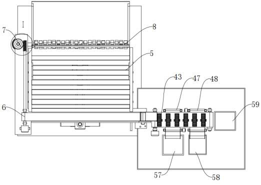 Electronic component sorting and conveying device based on weight feedback principle