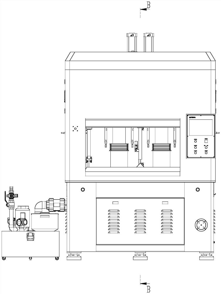 Water-cooling single-side polishing machine