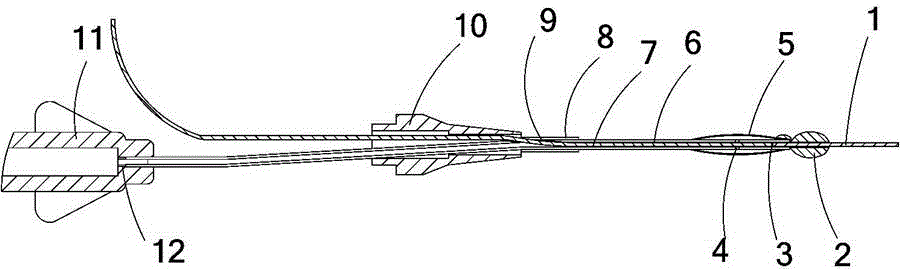 Blood vessel plugging device for coronary perforation and application