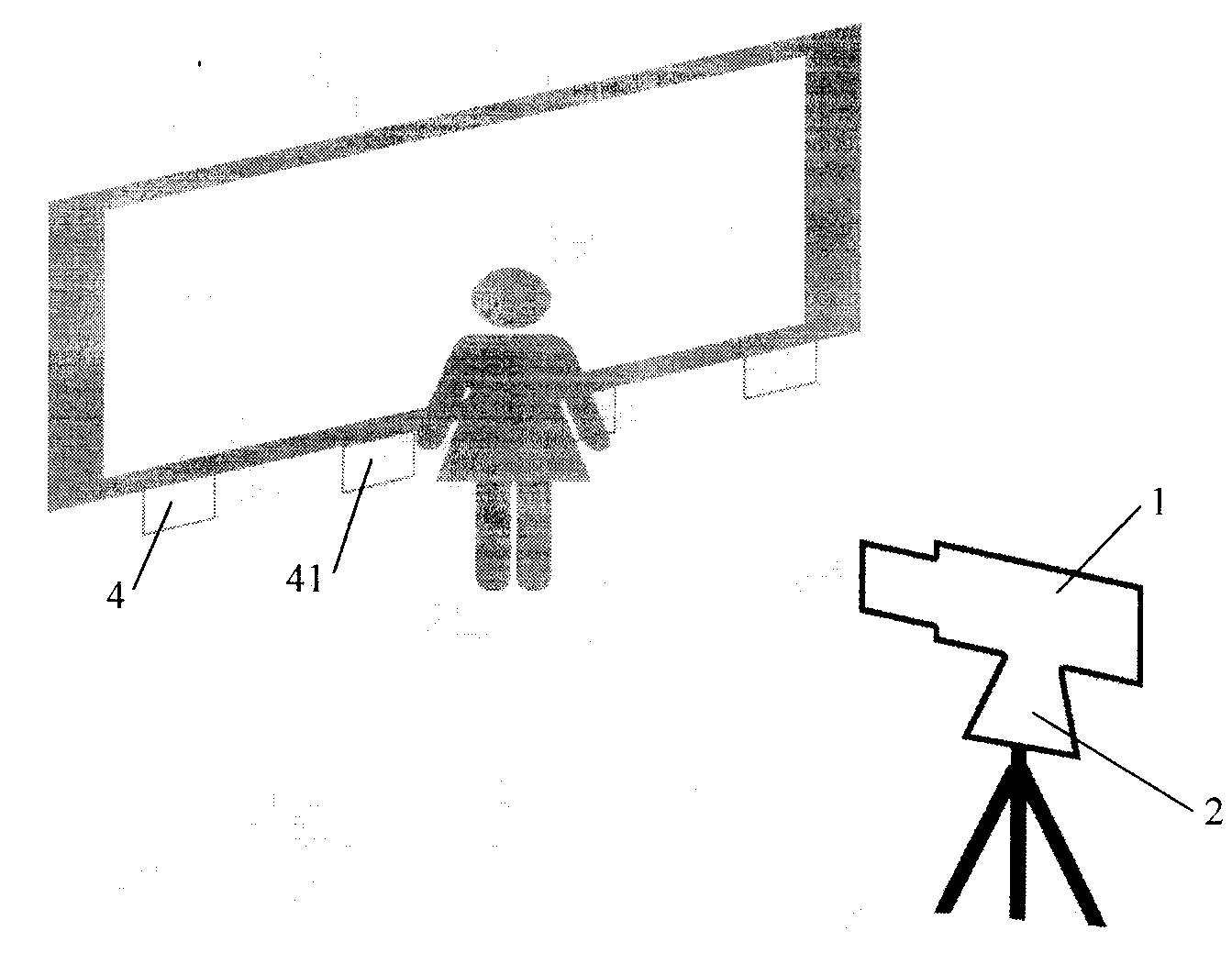 Automatic tracking shooting device