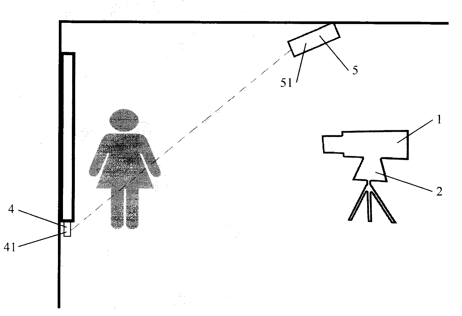 Automatic tracking shooting device