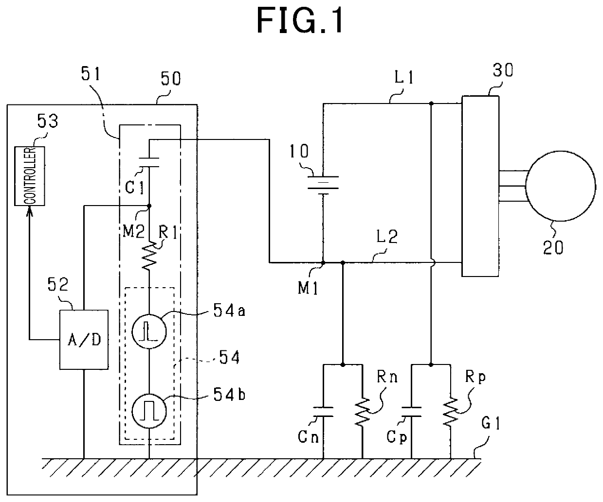 Electrical leakage determination system