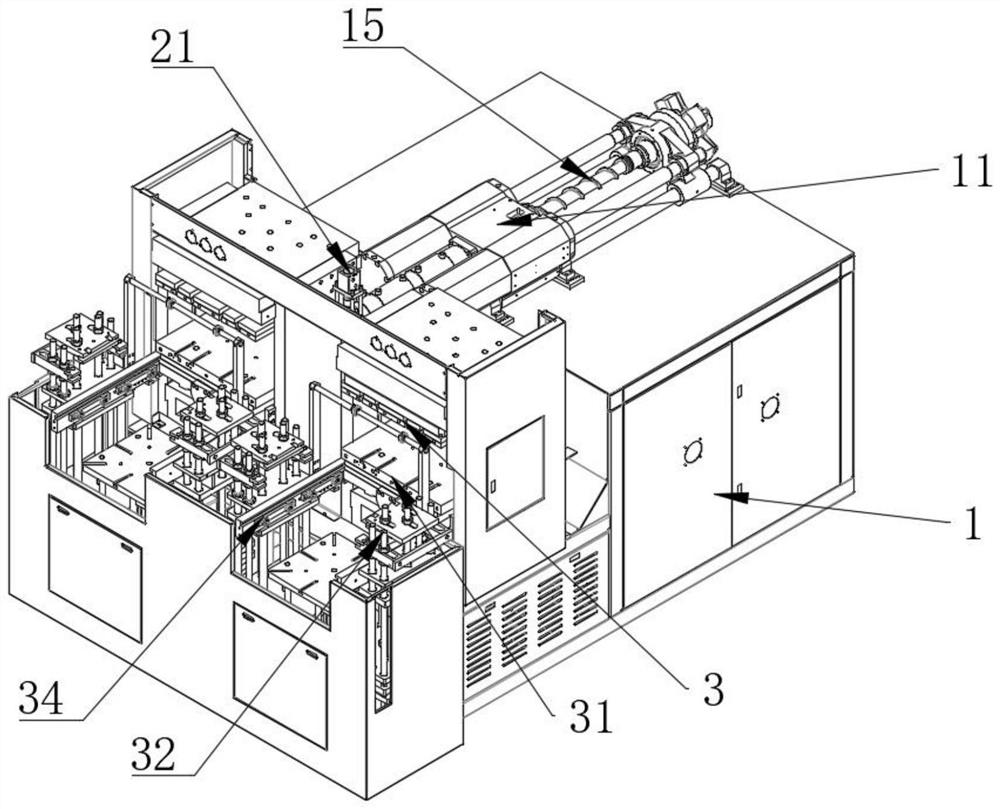 Tire production system and production process applying same