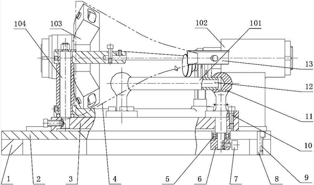 Wall thickness measuring device and measuring method