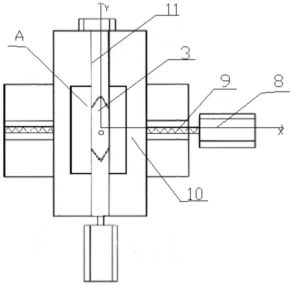 A control method and device for precise positioning of transformer iron core silicon steel sheet