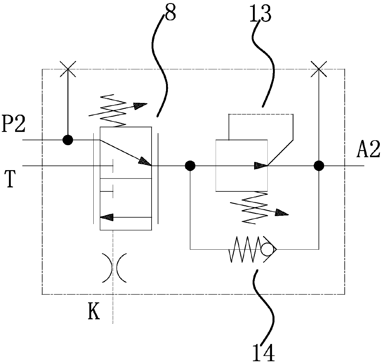 Fully-hydraulic reverse braking clutch system