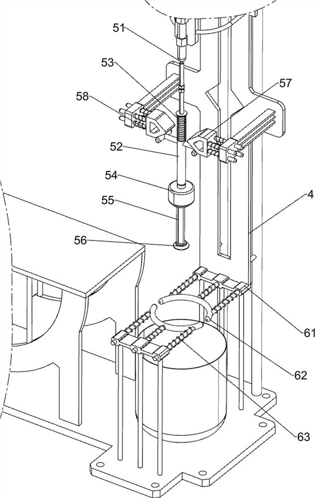 A device for glazing wine jars for pottery processing