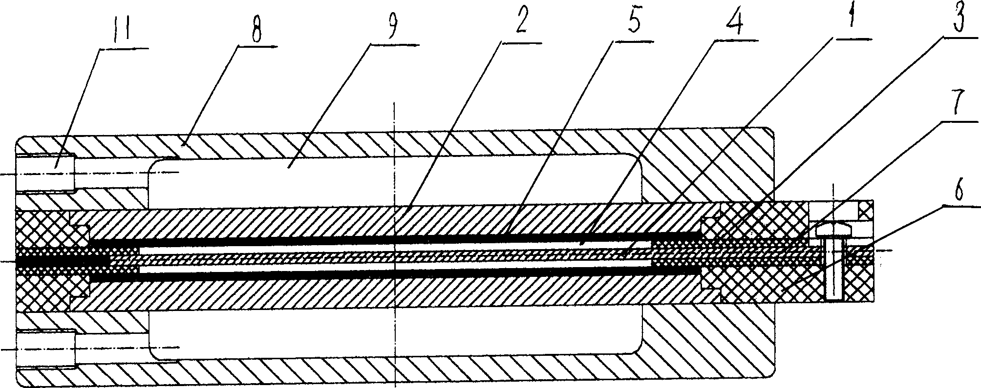 Plate-type double-side symmetrical-discharging ozone generator discharging chamber