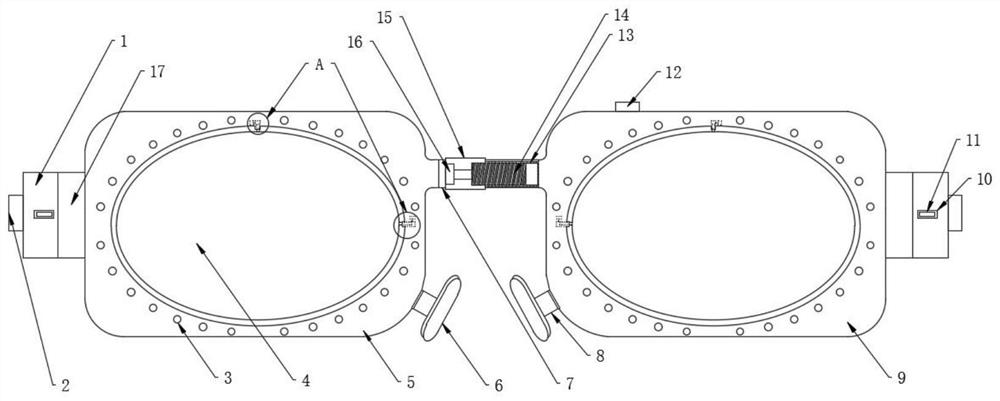 Intelligent myopia glasses with astigmatism detection and automatic adjustment and correction functions