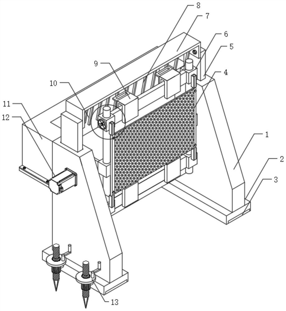 Garbage cleaning device for water pollution control engineering and cleaning method thereof