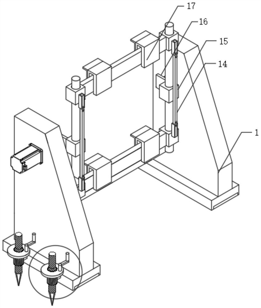 Garbage cleaning device for water pollution control engineering and cleaning method thereof