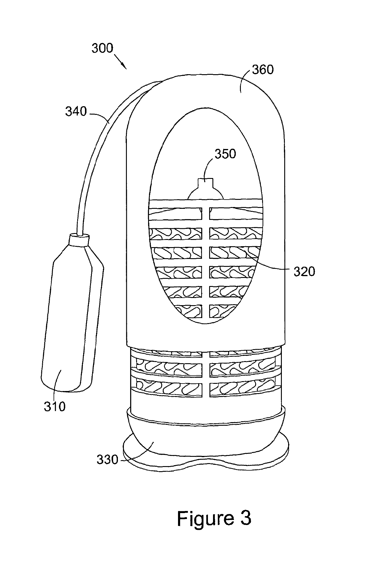 Volatile material dispenser, and dispensing screen thereof