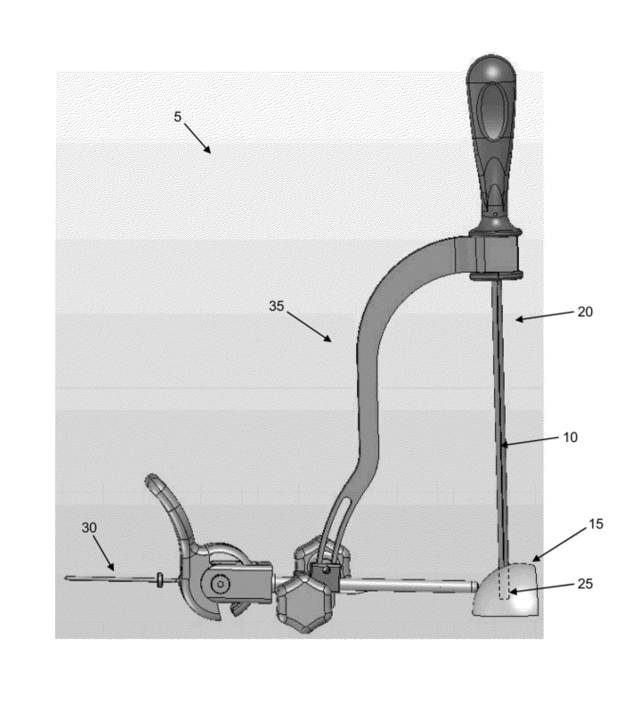 Method and apparatus for attaching an elongated object to bone