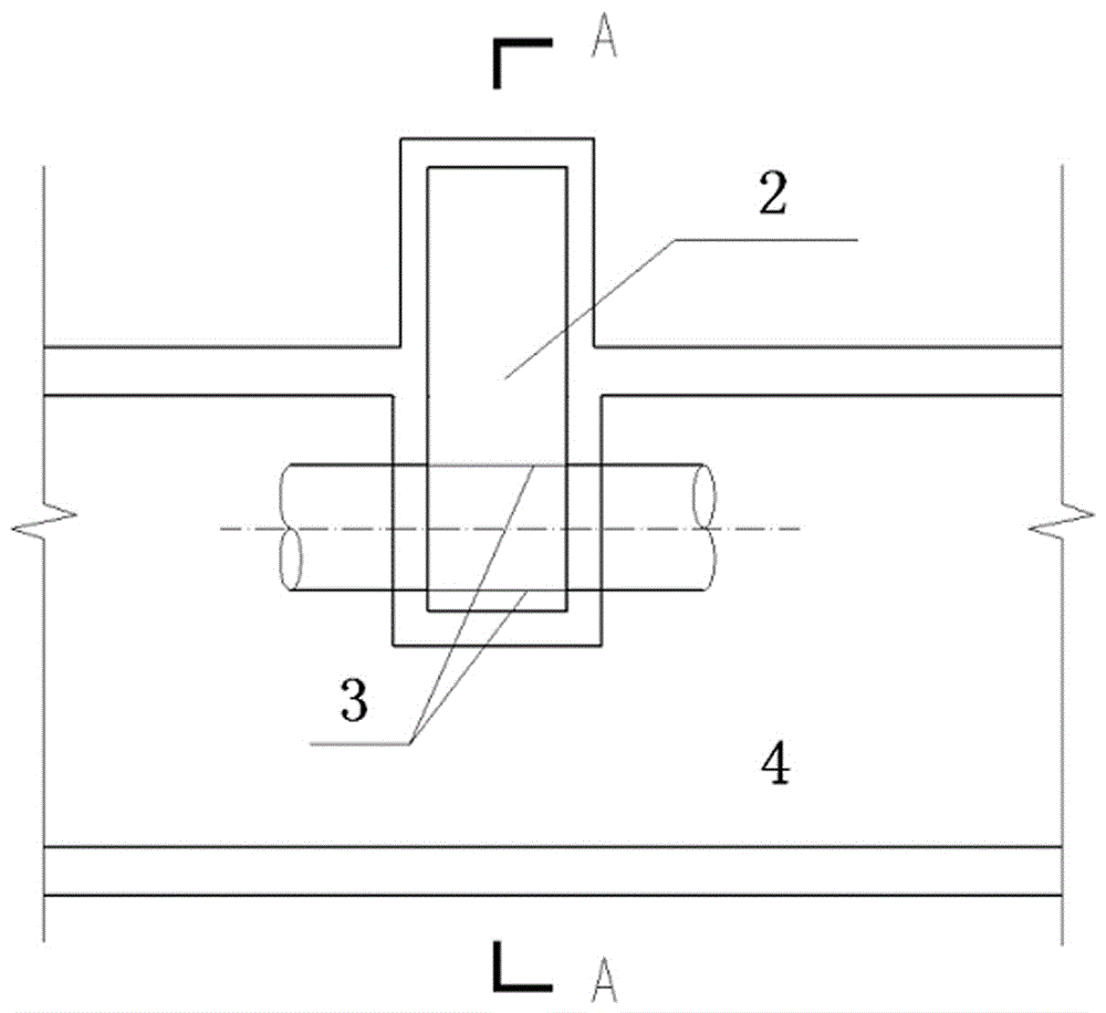 Arrangement method for drainage inspection wells applied to comprehensive pipe rack