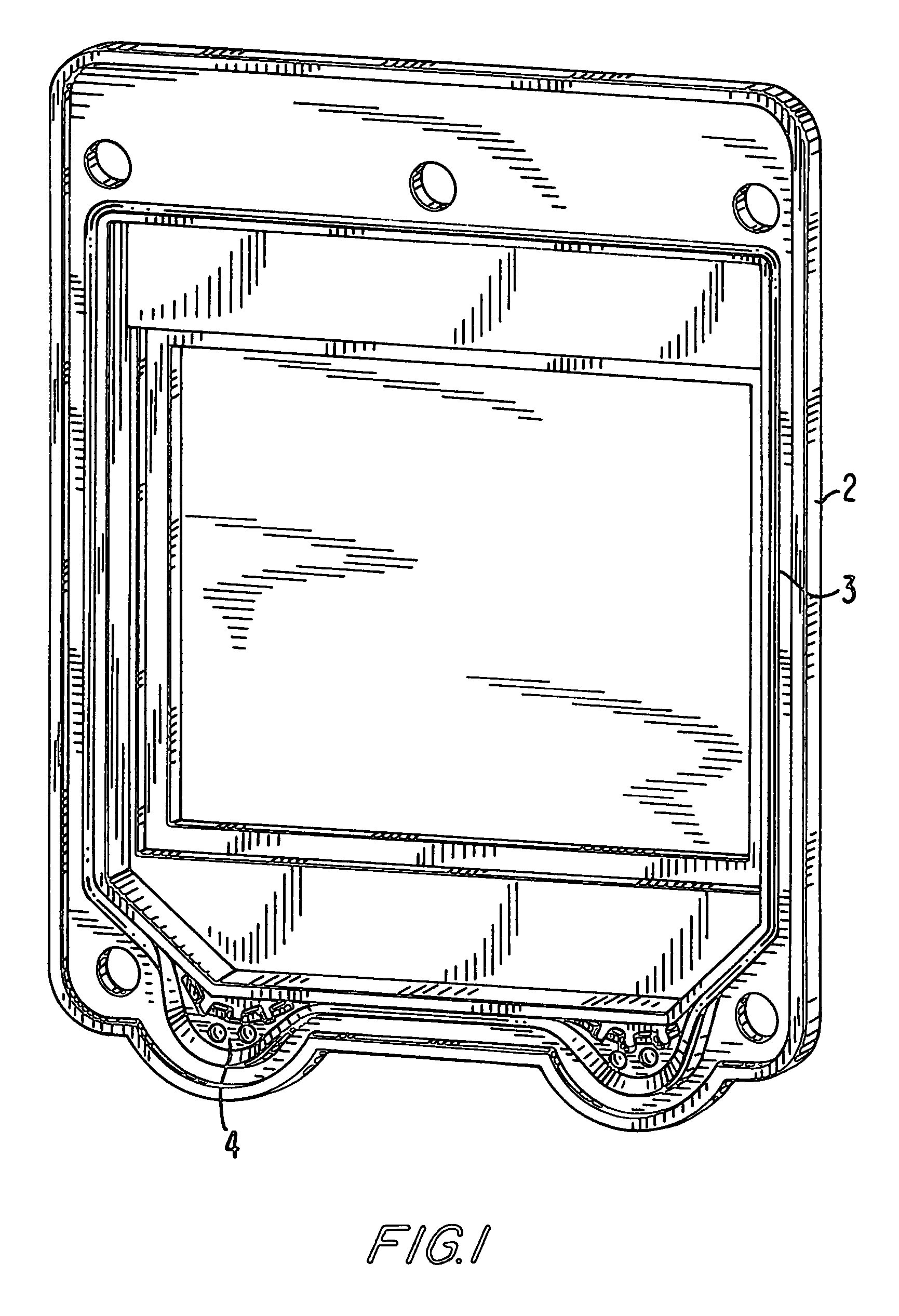 Housing for an electronic or mechtronic unit including seal with pressure relief device