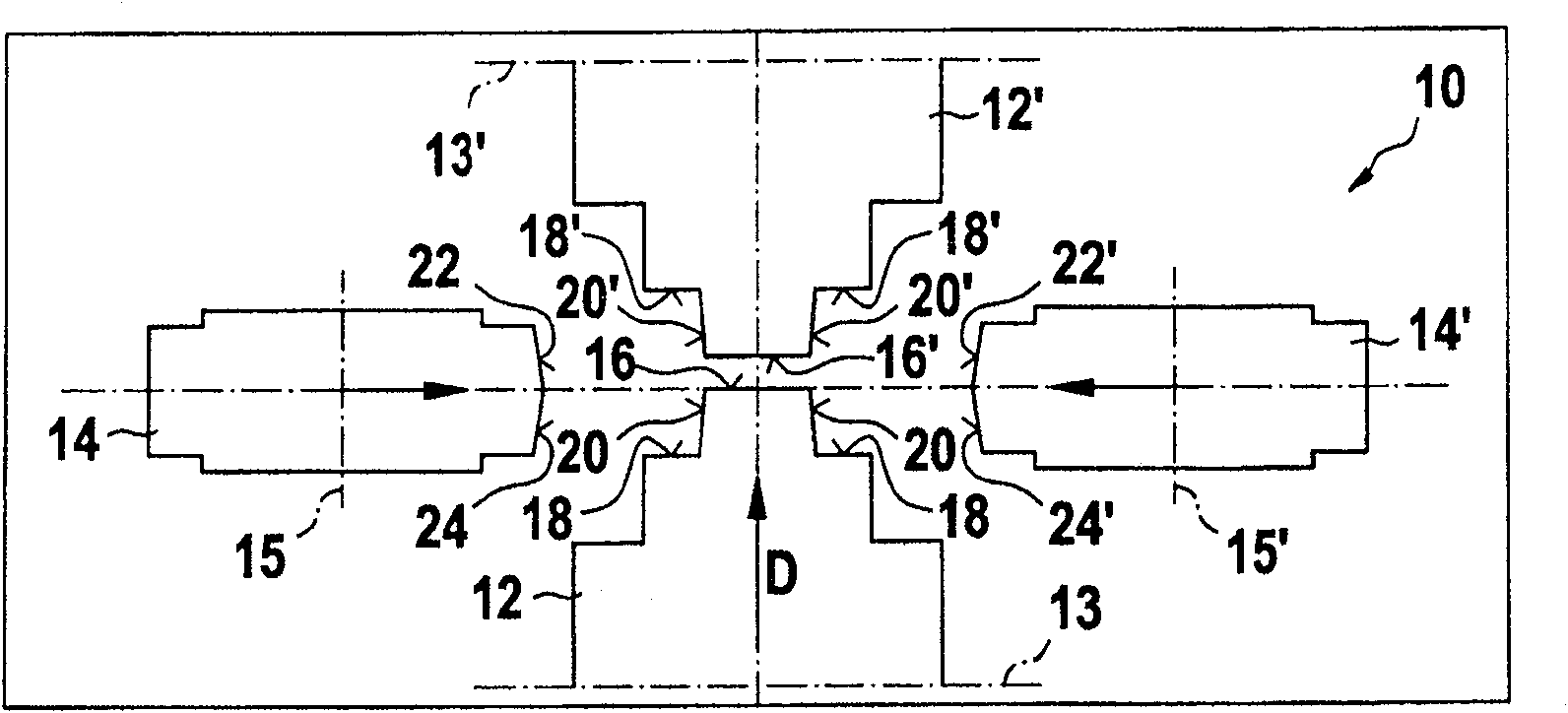 Method for automatically zeroizing a universal edger stand