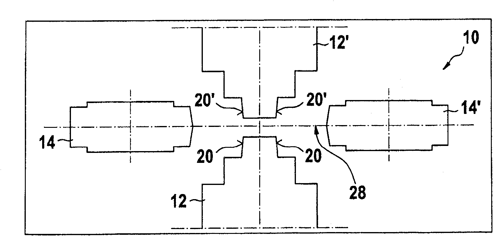 Method for automatically zeroizing a universal edger stand