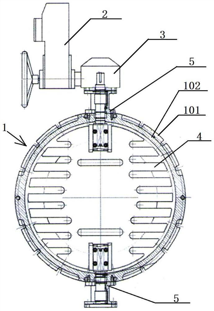 Pulverized coal flow regulating valve of boiler air and powder pipeline and control method of pulverized coal flow regulating valve