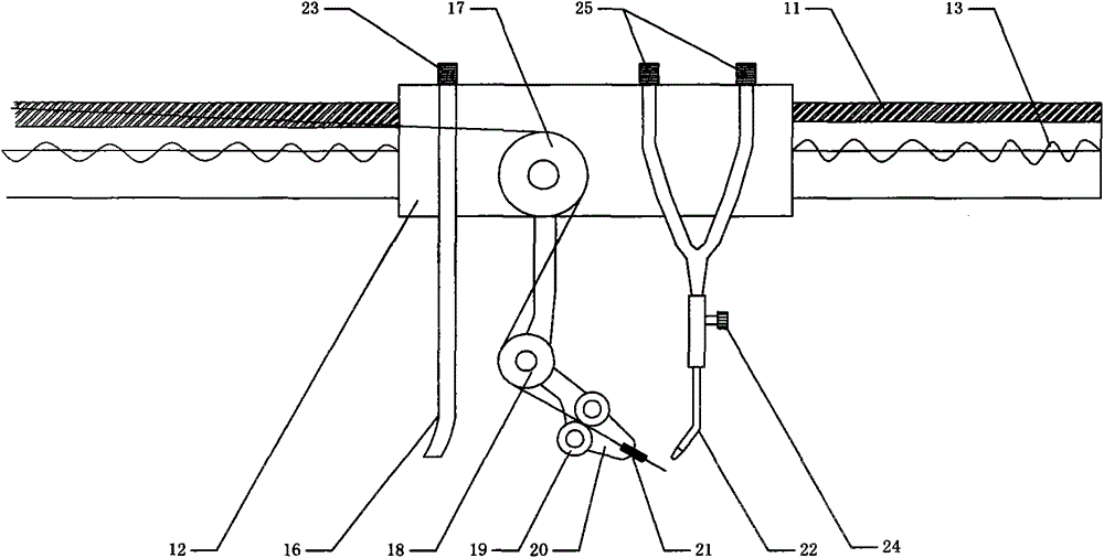 Fully automatic lead filling machine