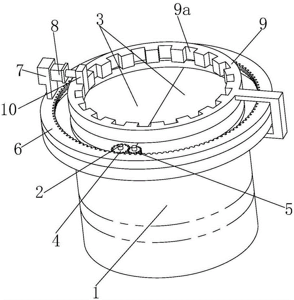 Rotary type opening and closing sealing cap