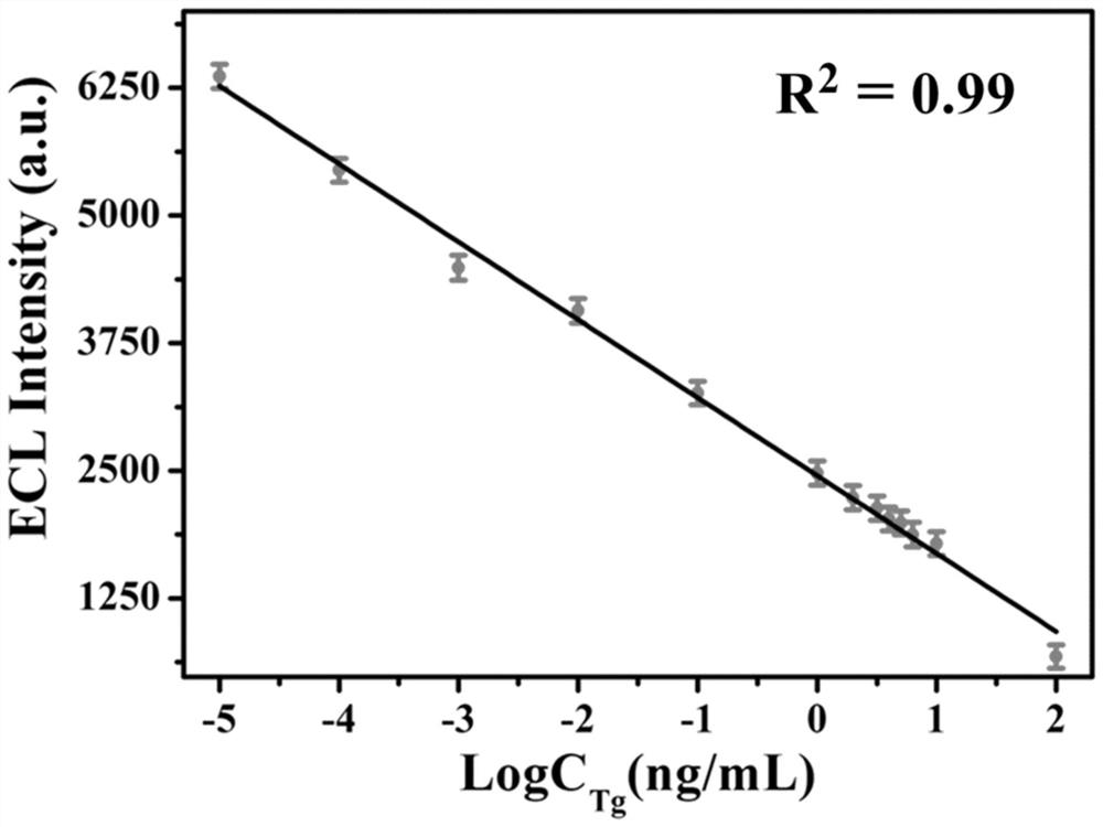 A nico-based  <sub>2</sub> o  <sub>4</sub> Electrochemiluminescence Immunosensor for Thermosensitized Thyroglobulin in Nanosheets