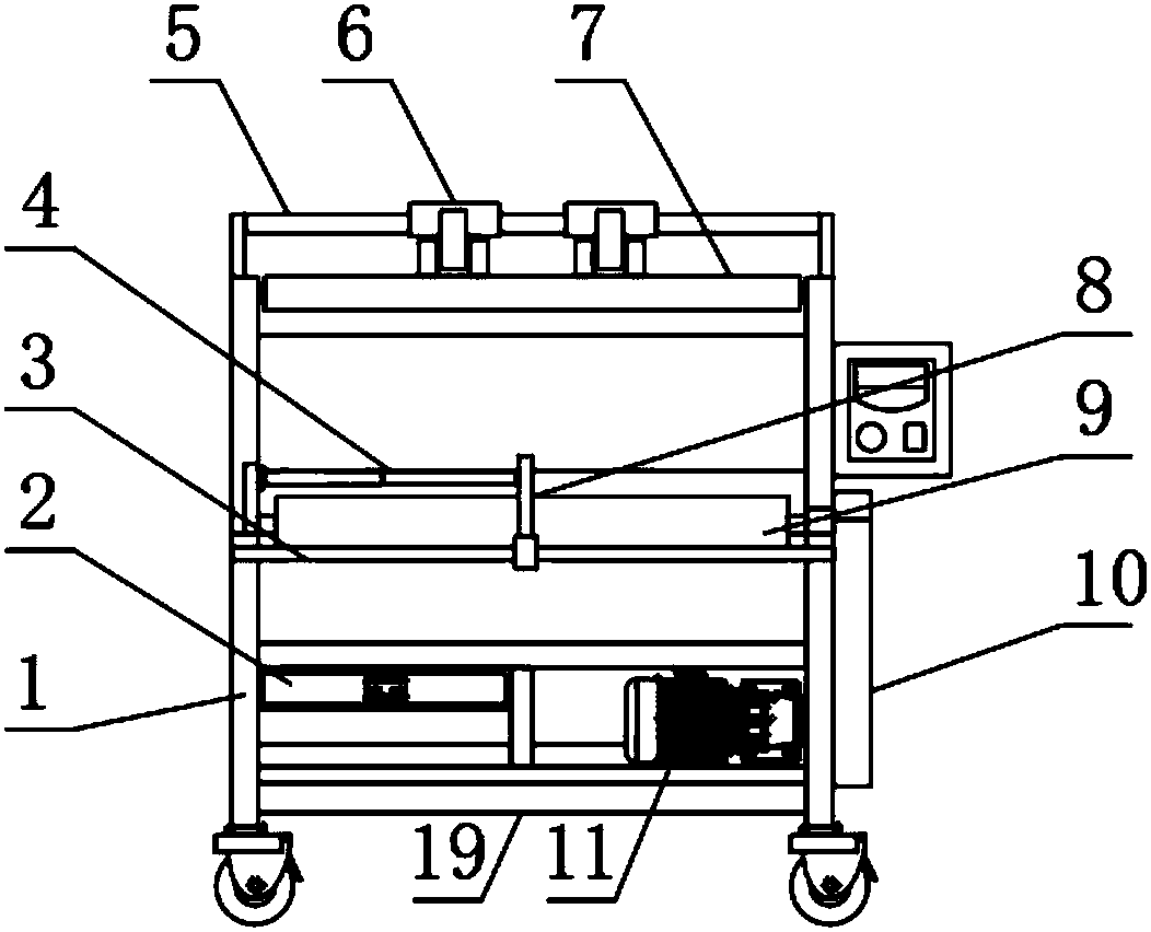 Wool top length measuring device