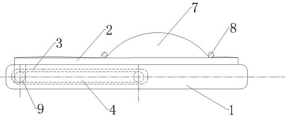 Mobile phone shell adopting moving heat dissipation