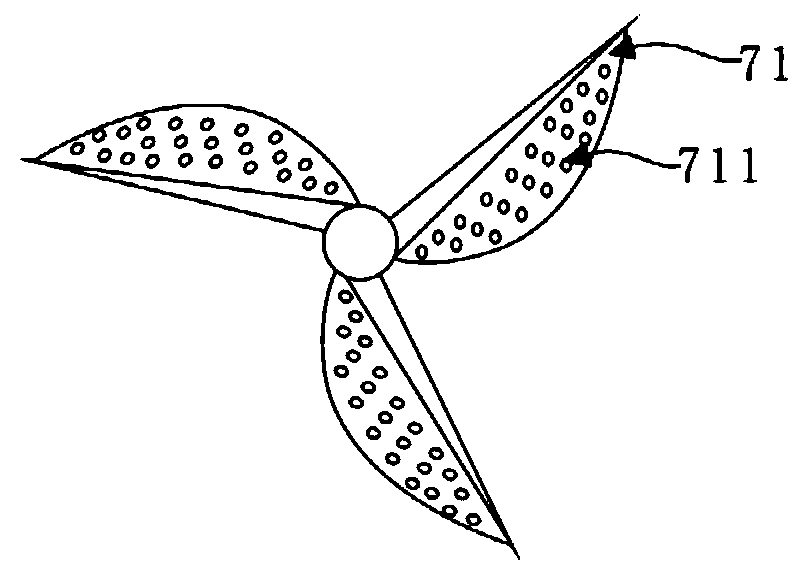 A treatment device and method for oil-loving bacteria to degrade residual oil